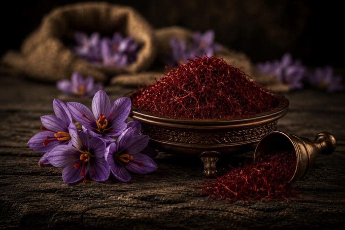 Saffron, Iran · Year-round